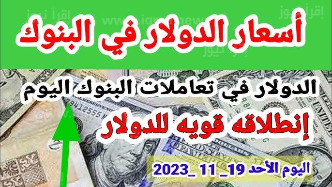 ” الأخضر مولع في السوق السوداء ” اسعار الدولار اليوم الاحد 19-11-2023 امام الجنية المصري